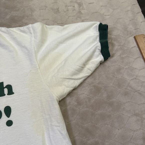 VTG Presidents Of United States Of America Ringer Tee Sz Lg Lump STAINED RARE - Picture 5 of 15